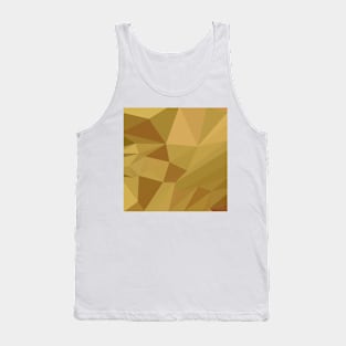 Goldenrod Yellow Abstract Low Polygon Background Tank Top